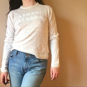 🍦 Armani Logo Knit 🍦